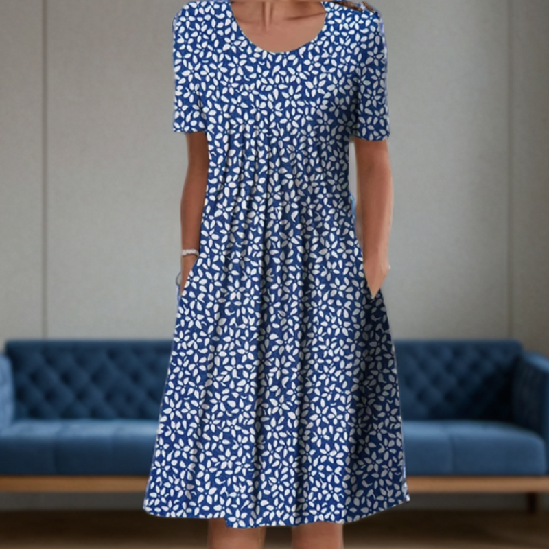 Lina™ | Robe ample à imprimé graphique – confort facile, style assuré