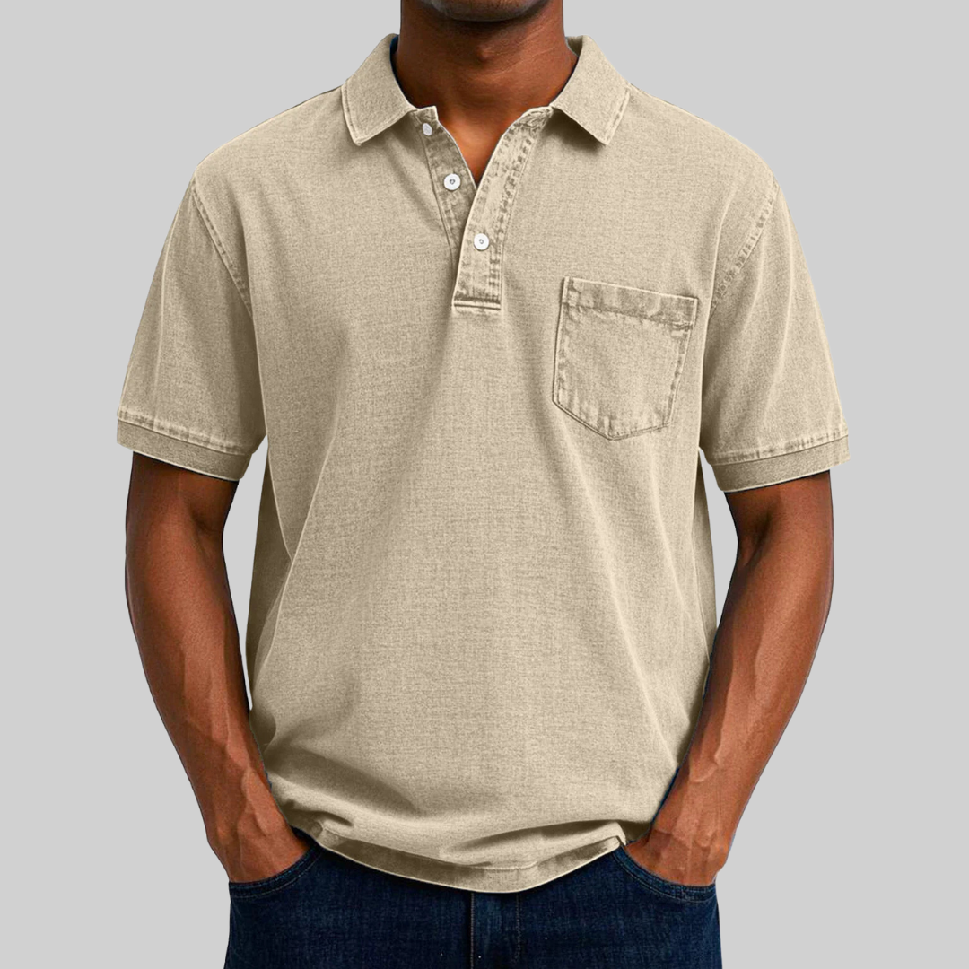 NATHAN™ | Polo d'Été Élégant et Décontracté – Frais, Léger, Impeccable