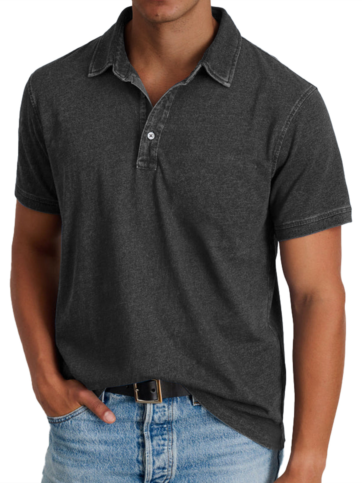 Charles™ | Polo à col classique – décontraction chic pour l’homme moderne