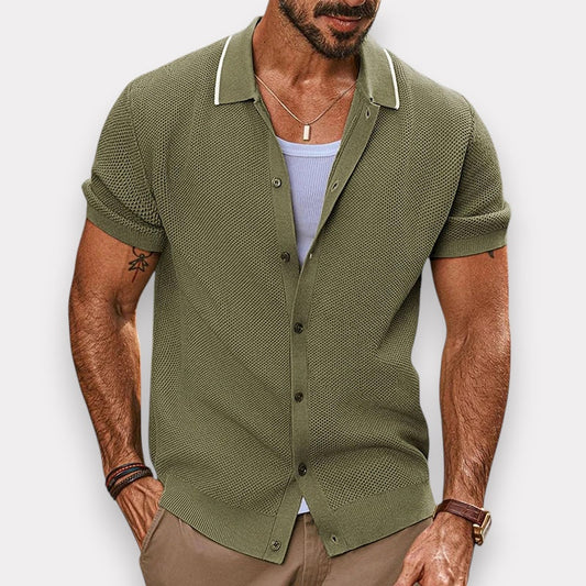 Émile™ | Polo Tricotée d'Été – Élégance Légère et Moderne