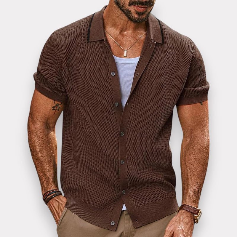 Émile™ | Polo Tricotée d'Été – Élégance Légère et Moderne