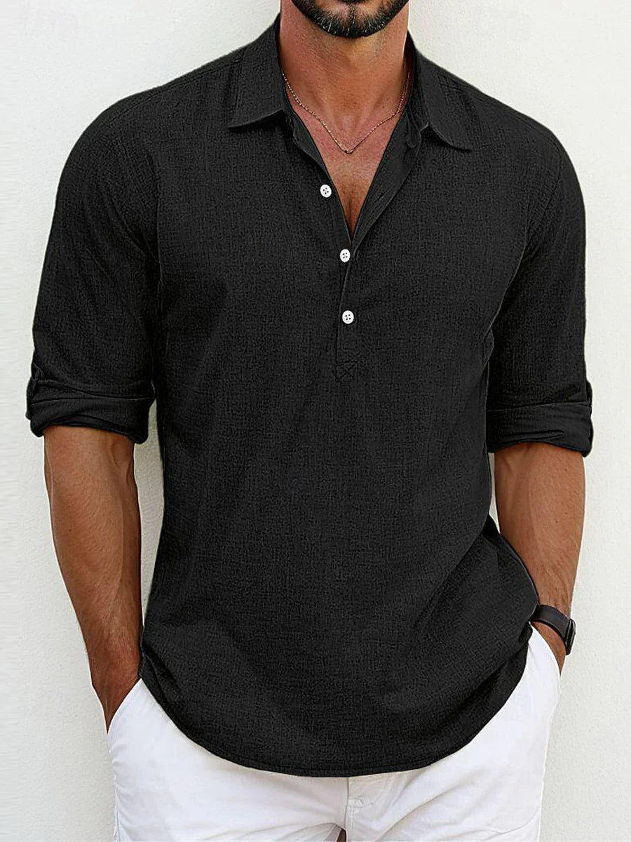 QUENTIN™ | Chemise Classique en Lin – 1+1 GRATUIT