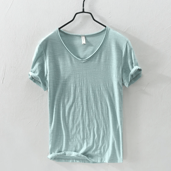 LÉONARD™ | T-shirt Slim Fit à Manches Courtes – Élégance Minimaliste, Confort Maximum