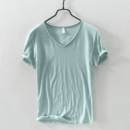 LÉONARD™ | T-shirt Slim Fit à Manches Courtes – Élégance Minimaliste, Confort Maximum
