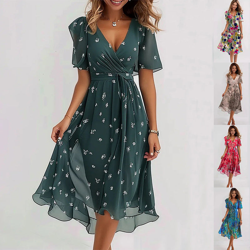 Kenza™ | Robe d’été fluide et raffinée – fraîcheur naturelle et élégance décontractée