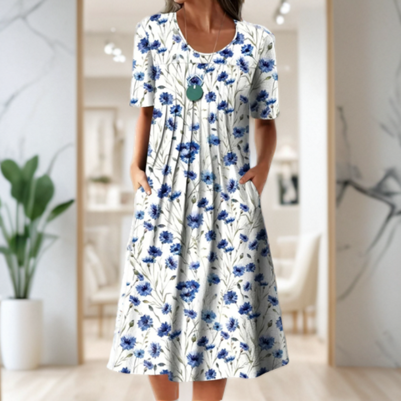 Lina™ | Robe ample à imprimé graphique – confort facile, style assuré