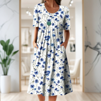 Lina™ | Robe ample à imprimé graphique – confort facile, style assuré