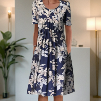 Lina™ | Robe ample à imprimé graphique – confort facile, style assuré