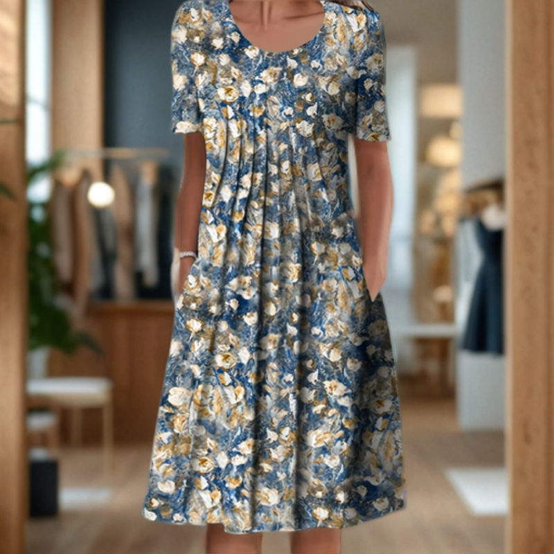 Lina™ | Robe ample à imprimé graphique – confort facile, style assuré