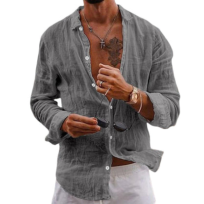 IVAN™ | Chemise Élégante à Manches Longues – Confort Impeccable, Style Intemporel