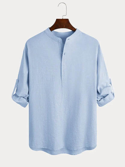 KILLIAN™ | Chemise Décontractée en Lin & Coton – Élégance Naturelle, Confort Léger