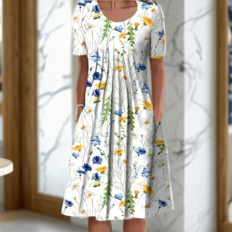 Lina™ | Robe ample à imprimé graphique – confort facile, style assuré