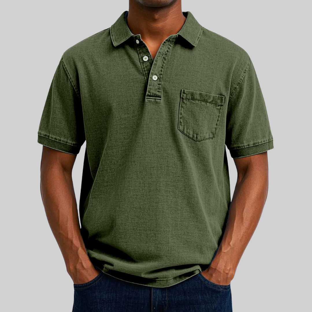 NATHAN™ | Polo d'Été Élégant et Décontracté – Frais, Léger, Impeccable