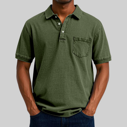 NATHAN™ | Polo d'Été Élégant et Décontracté – Frais, Léger, Impeccable