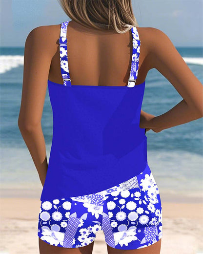 Héloïse™ | Maillot deux pièces confortable à fleurs – fraîcheur, maintien et liberté