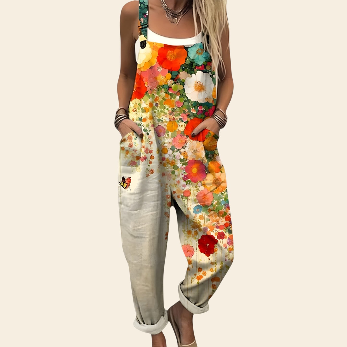 Océane™ | Combinaison fluide au style vintage et artistique