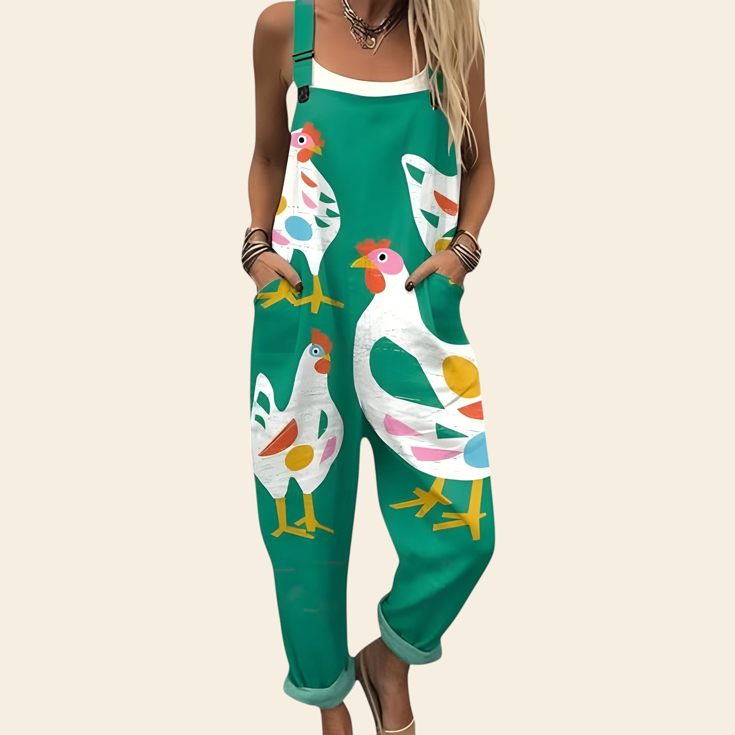 Océane™ | Combinaison fluide au style vintage et artistique