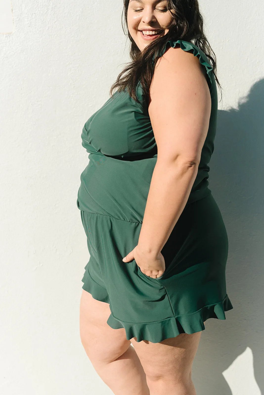 Amélie™ | Maillot une-pièce à volants avec soutien intégré – conçu pour ton corps, tel qu’il est