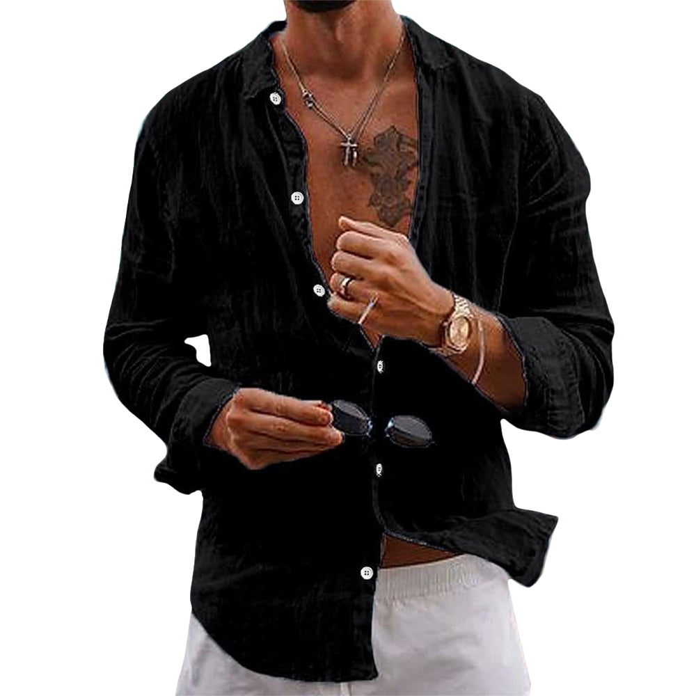 IVAN™ | Chemise Élégante à Manches Longues – Confort Impeccable, Style Intemporel