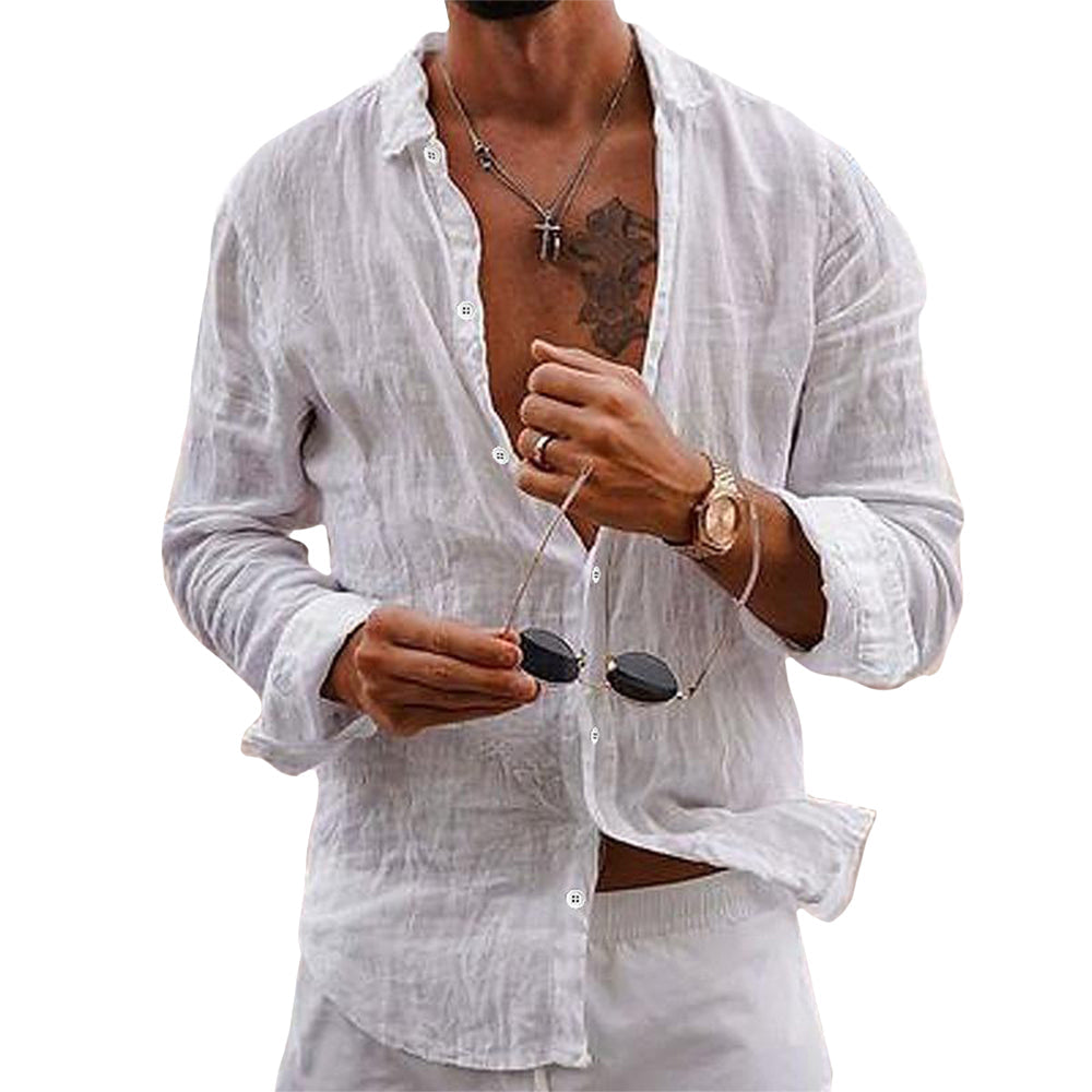 IVAN™ | Chemise Élégante à Manches Longues – Confort Impeccable, Style Intemporel