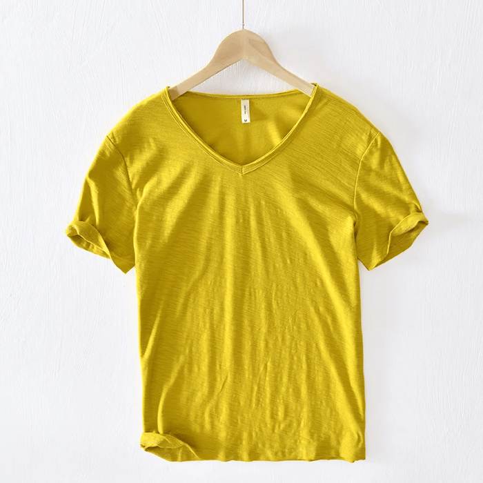 LÉONARD™ | T-shirt Slim Fit à Manches Courtes – Élégance Minimaliste, Confort Maximum