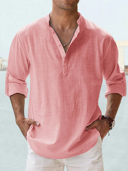 KILLIAN™ | Chemise Décontractée en Lin & Coton – Élégance Naturelle, Confort Léger