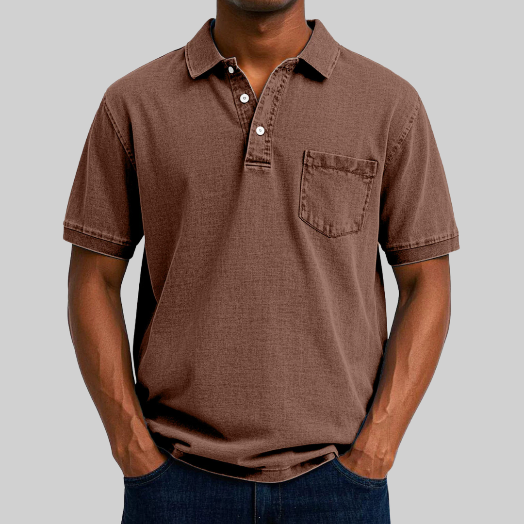 NATHAN™ | Polo d'Été Élégant et Décontracté – Frais, Léger, Impeccable