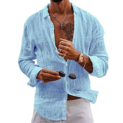 IVAN™ | Chemise Élégante à Manches Longues – Confort Impeccable, Style Intemporel