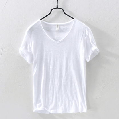 LÉONARD™ | T-shirt Slim Fit à Manches Courtes – Élégance Minimaliste, Confort Maximum