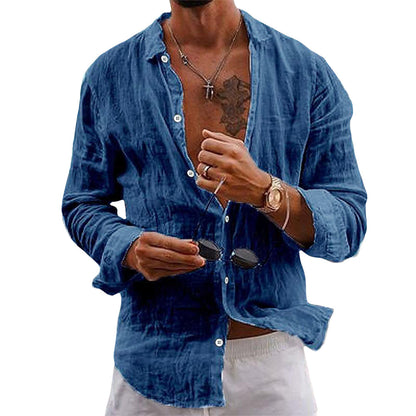 IVAN™ | Chemise Élégante à Manches Longues – Confort Impeccable, Style Intemporel