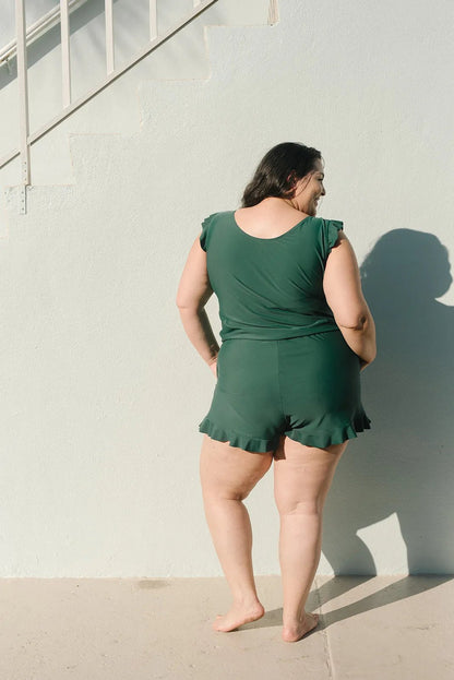 Amélie™ | Maillot une-pièce à volants avec soutien intégré – conçu pour ton corps, tel qu’il est