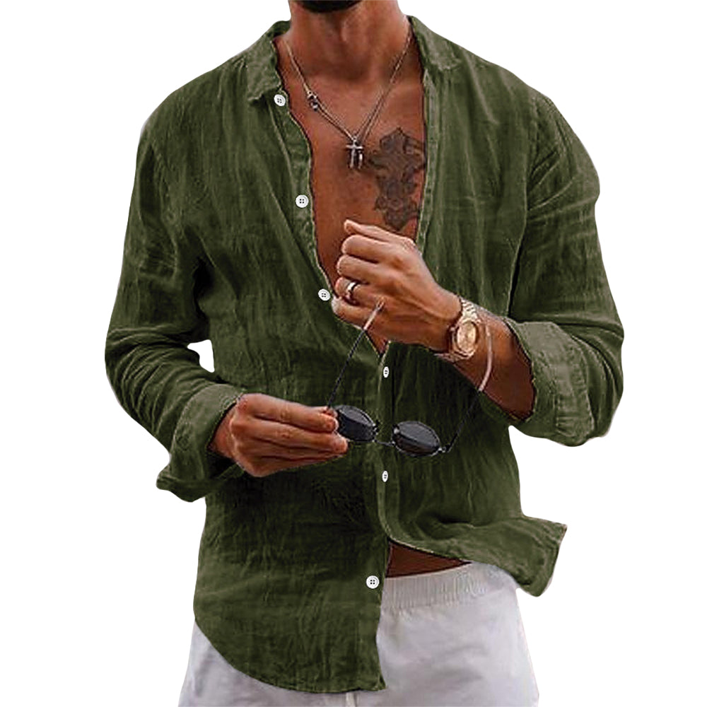 IVAN™ | Chemise Élégante à Manches Longues – Confort Impeccable, Style Intemporel