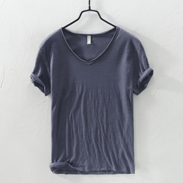 LÉONARD™ | T-shirt Slim Fit à Manches Courtes – Élégance Minimaliste, Confort Maximum