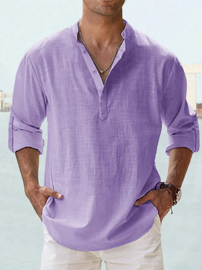 KILLIAN™ | Chemise Décontractée en Lin & Coton – Élégance Naturelle, Confort Léger