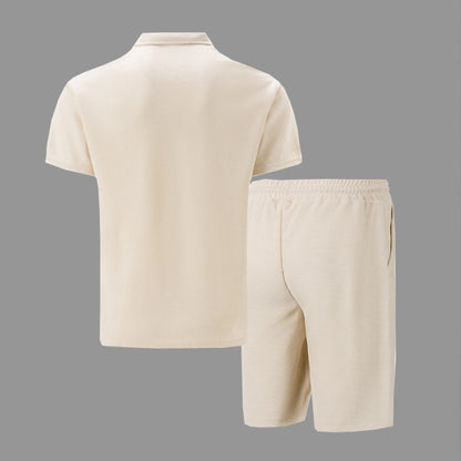Benoît™ | Ensemble d’été en tissu gaufré – fraîcheur, style et aisance