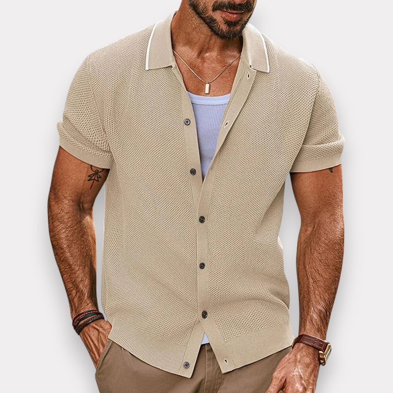 Émile™ | Polo Tricotée d'Été – Élégance Légère et Moderne
