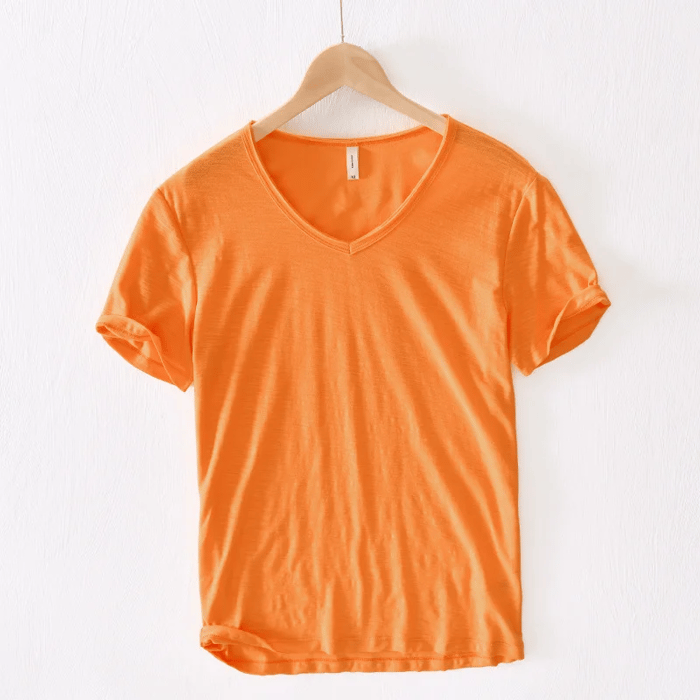 LÉONARD™ | T-shirt Slim Fit à Manches Courtes – Élégance Minimaliste, Confort Maximum