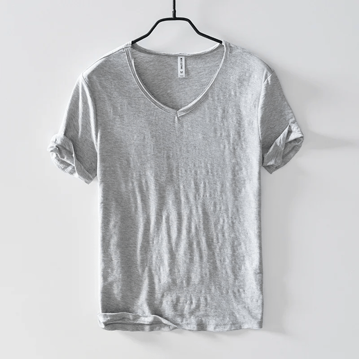 LÉONARD™ | T-shirt Slim Fit à Manches Courtes – Élégance Minimaliste, Confort Maximum