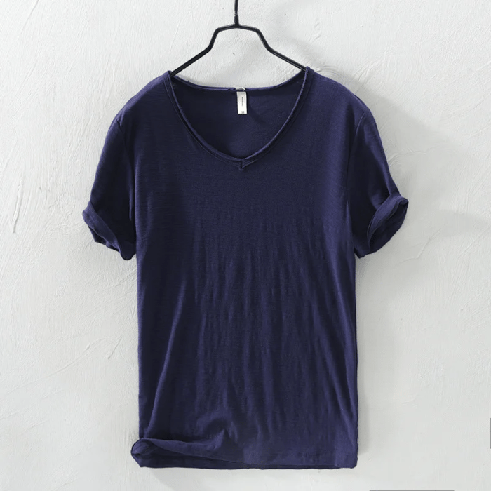 LÉONARD™ | T-shirt Slim Fit à Manches Courtes – Élégance Minimaliste, Confort Maximum