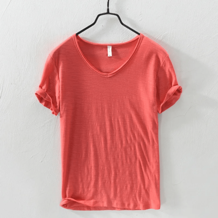 LÉONARD™ | T-shirt Slim Fit à Manches Courtes – Élégance Minimaliste, Confort Maximum