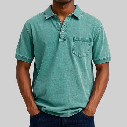 NATHAN™ | Polo d'Été Élégant et Décontracté – Frais, Léger, Impeccable