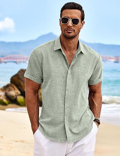 HUGO™ | Chemise d’Été à Manches Courtes – Élégance Décontractée au Quotidienhemises pour Hommes à Manches Courtes