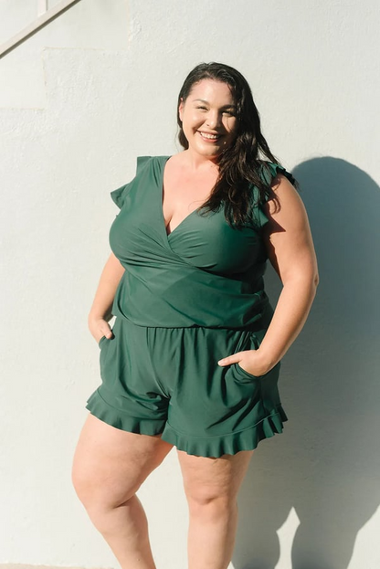 Amélie™ | Maillot une-pièce à volants avec soutien intégré – conçu pour ton corps, tel qu’il est
