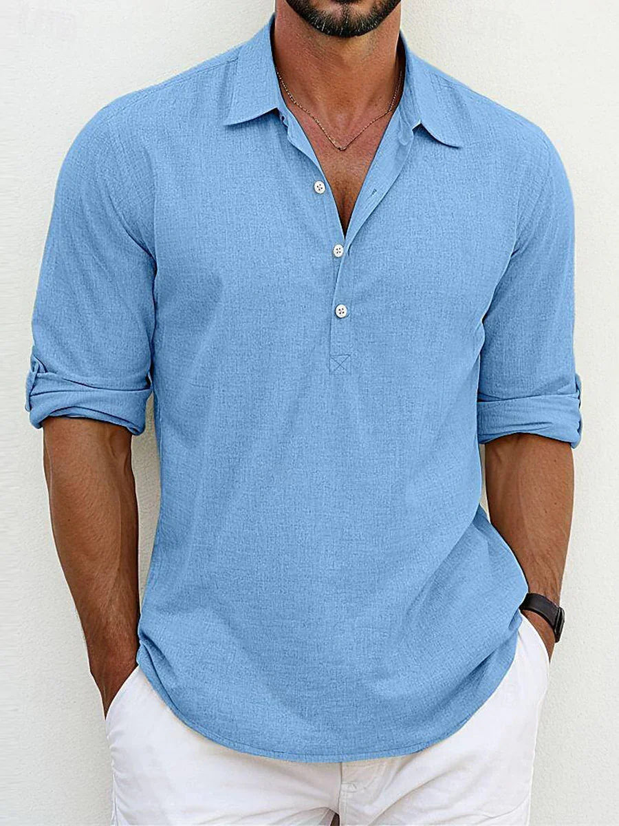 QUENTIN™ | Chemise Classique en Lin – 1+1 GRATUIT