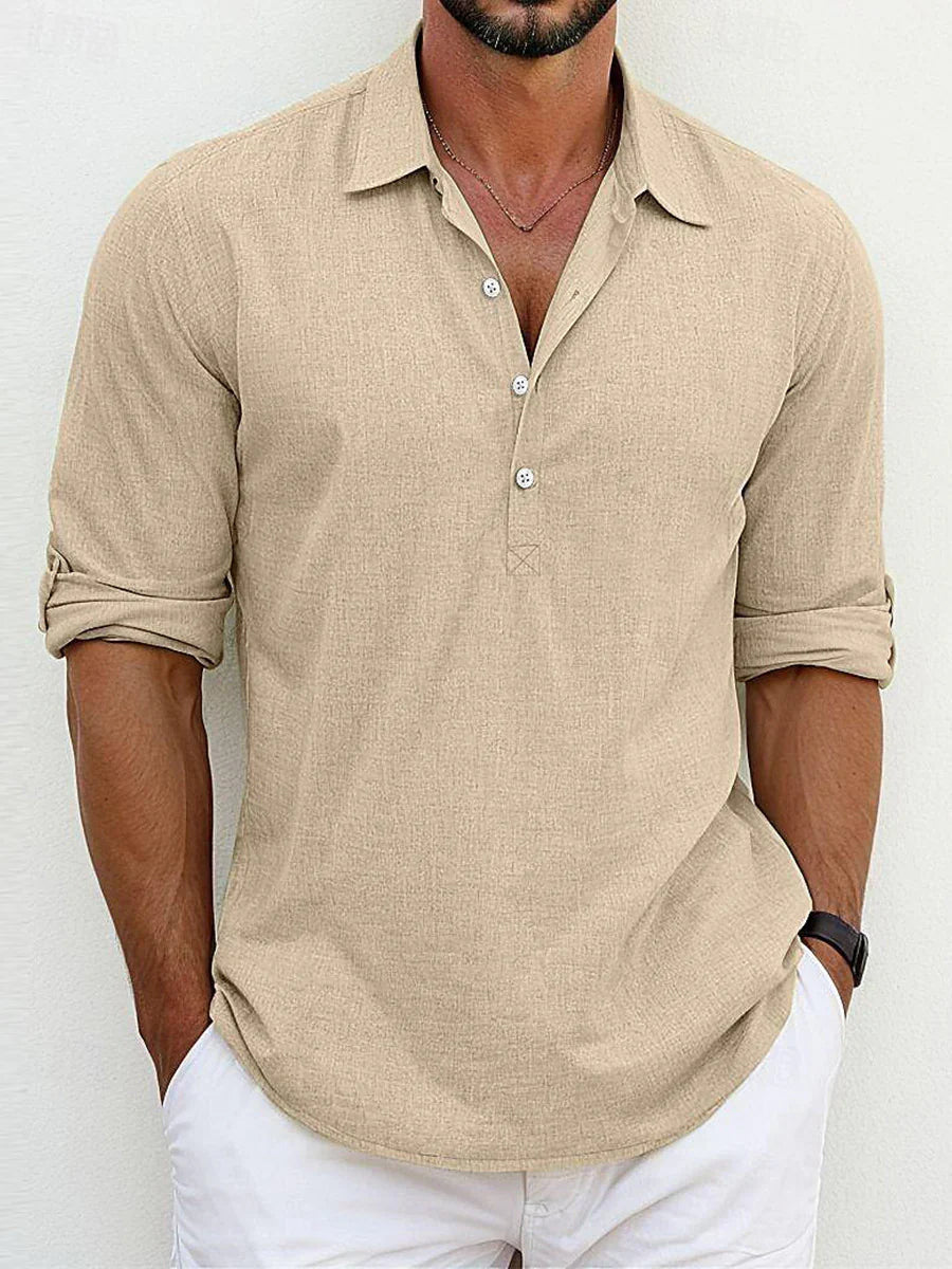 QUENTIN™ | Chemise Classique en Lin – 1+1 GRATUIT