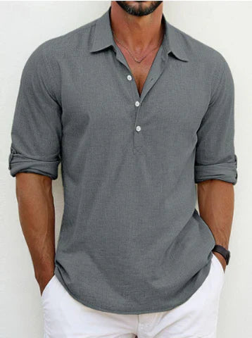 QUENTIN™ | Chemise Classique en Lin – 1+1 GRATUIT